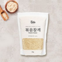 껍질을 벗겨 더 깨끗하고 더 고소한 트루디 탈피 볶음 통참깨 500g, 1개