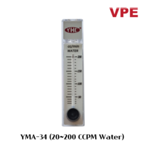 YHC YMA-34 국산 워터 물용 면적식 판넬유량계 (20~200 CCPM)