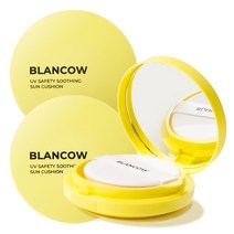 블랑카우 유브이 세이프티 수딩 선쿠션 SPF50+ PA++++, 3개