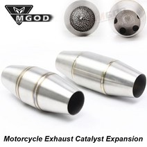 촉매 확장 챔버 오토바이 배기 링크 파이프 머플러 이스케이프 소음기 moto db 킬러 motorcross for mt09 r15 yzf bike, b