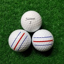 로스트볼 삼선인쇄 타이틀리스트 Prov1 Prov1x S급 3피스 4피스 골프공, 타이틀리스트 4피스 A+급 10알