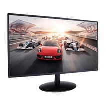 듀얼 [해외] 새로운 17 인치 19 인치 22 인치 24 인치 27 인치 LED LCD TV 모니터 경계선 컴퓨터 모니터 사무실, 24 인치 블랙 모니터 TV, 공식 표준