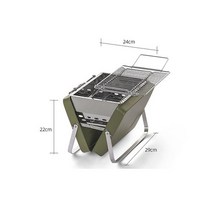 휴대용 접이식 바베큐 오븐 작은 오븐, 그린 - 휴대용 오븐 - 소형