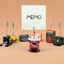 아날로그 감성 메모홀더 페이퍼 쇼클립 향수 베이커리네임택 전표꽂이 인스타 책상, 곤로