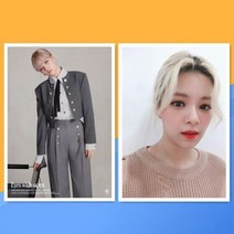 2 개대 Kpop TWICE ONCE 일본 새 앨범 눈 넓은 사진 아트 그림 룸 홈 장식 벽 스티커 팬 컬렉션 도매, H