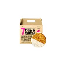 디자인밀 7Days 영양덮밥소스 (160gx7EA) 밥대용 식단조절 식이요법, 3개