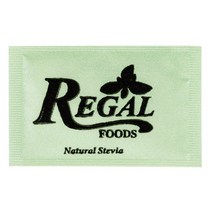 Regal Foods 일회용 내추럴 스테비아 패킷 1000입