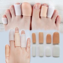 손가락 발가락 보호 실리콘 고무 사무용 골무 바느질 엄지 검지 악기 방수 두께2mm, 스킨 L
