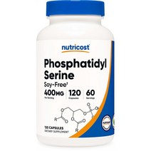 Nutricost Phosphatidylserine 뉴트리코스트 포스파티딜세린 400mg 120캡슐, 1개, 기본