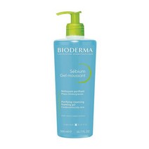 바이오더마인텐시브밤 아토덤 바이오더마 세비움 포밍 젤 페이스 앤 바디 클렌저 메이크업 리무버 복합성 지성 용 세안제, 16.91 Fl Oz(1팩)
