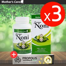 마더스케어 프리미엄 노니 1500mg 250캡슐 3개