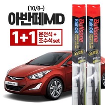 아반떼MD(10/8~) 불스원 레인 ok 와이퍼 g코팅 650mm+350mm, 불스원 레인ok 와이퍼 G코팅, 아반떼MD(10/8~) 운+조세트, 컨텐츠 참조