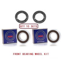 ATV부품 스즈키 Eiger 자동 2WD LT-A400 2002-2007 및 SUZUKI Auto 4WD LT-A400F 용 베어링 휠 키트, [02] FRONT WHEEL 10sets