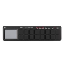 KORG 클래식 USB MIDI 컨트롤러 nanoPAD2 BK 블랙 벨로 시티 대응 16 패드 음악 제작 DTM 컴팩트 설계로 운반에 최적 곧 시작되는 소프트웨어 라이센스 포함