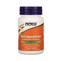 나우푸드 세라펩타제 세라펩타아제 Serrapeptase 60캡슐 Digestive, 1개, 기본