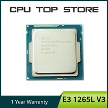 중고 Intel Xeon E3 1265L V3 1265LV3 2.5GHz 쿼드 코어 8 45W CPU 프로세서 LGA 1150 인텔 제온 중앙처리장치
