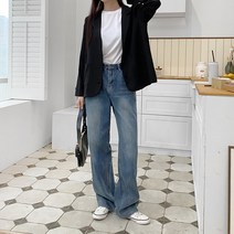 잇진 여성 루즈핏 싱글 블레이저 자켓