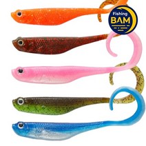 버클리 파워저크쉐드 테일 4.5인치 광어다운샷 웜, ACV 멸치