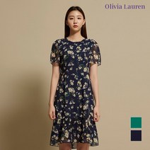 [백화점매장 정품출고] 올리비아로렌 원피스 2.핏앤플레어 프린트 원피스_VOCOAWM5211