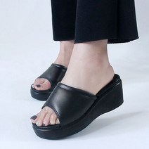 국내제작 민자 상굽 이중창 쿠션 여성 슬리퍼 실내화