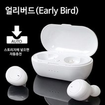 블루투스 스테레오 이어폰 얼리버드 무선이어폰 TWS-S30, 블랙