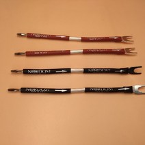4개/몫 하이 엔드 Nordost ODIN 스털링 실버 점퍼 오디오 케이블 오버 머신 라인 HiFi 스피커 shigh and ba, 01 banana-Y Plug_01 15cm