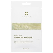 비알머드 릴리프 머드 버블 배스 파우더, 50g, 1개입