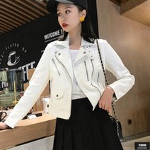 가바바 여성 라이더자켓 패피라면 필수 크롭 가죽자켓 G56133