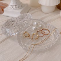 크리스탈 유리 보석함 주얼리 정리함 보석상자, 대
