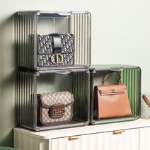 명품가방 보관함 피규어 전시장 아크릴 장식장 진열대 인형 레고 케이스, 2단, 투명