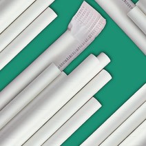 친환경 스타벅스 종이 빨대 카페 버블티 페이퍼 스트로우 250개 개별포장, 12파이 21cm 250개 벌크포장