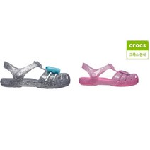 [국내정식매장] 크록스 아동 주니어 샌들 슬리퍼 클래식 이자벨라 참 키즈 2종 206956
