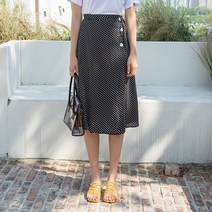 나인 도트 패턴 스트랩 스커트(SK-3451)
