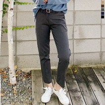 티데일리 남녀공용 히팅 본딩 일자 기모 슬랙스 캐주얼 정장 겨울 팬츠 긴바지