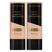 Max Factor Lasting Foundation 맥스팩터 래스팅 퍼포먼스 파운데이션 106 내츄럴 베이지 35ml 2팩
