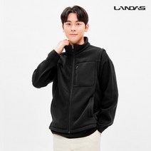 랜더스 후리스 보아 플리스 조끼 LD60W 블랙