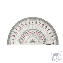 VEDANA 코일반원분도기 15CM 제도용품