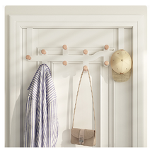 문걸이행거 도어훅모자걸이 도어걸이 도어행거 문옷걸이 문걸이 후크 다용도 방문옷걸이 도어 걸이 가방모자걸이, 화이트10구