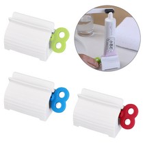 [2+2](알뜰 치약짜개 C타입 2P+2P) 물감 염색약 튜브 스탠딩 홀더 롤링 짜개 디스펜서, 블루[2P], 레드[2P]