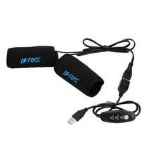 해외 모터사이클 열선 그립 USB 전기 자전거 모터바이크 핸들 워머 온도 조절 탈착식 1쌍, 01 Black