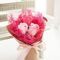 드라잉비누장미꽃다발 26cmP 조화 FMBBFT, 핑크