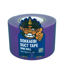 테스크 도깨비 덕트테이프(DUCT TAPE) 미니롤 VIOLET 덕테이프 청테이프 면테이프, 50mm X 10m