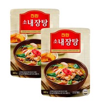 (2팩묶음) 진한 즉석국 6종 2팩묶음 골라담기 (육개장 닭개장 내장탕 추어탕 설렁탕 갈비탕), (2봉)진한 소내장탕 (600g×2)