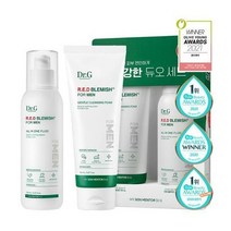 (당일도착)닥터지 레드 블레미쉬 포 맨 올인원 플루이드 150ml + 젠틀 클렌징폼