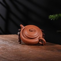 자사호 중국 차 주전자 yixing zisha 자사차호 이싱 도구 다기 다도 고급 수제 전통 200ml 진짜 점토 최 용 혈액 모래 고풍 쿵푸, 없음