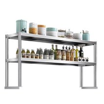 멀티 스텐 선반 조미료 오픈 상부장 작업대 업소 랙, 상세이페이지 참고, 150x30xH40 1단