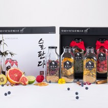 술판다 고급붓글씨 담금주 키트 2구 선물세트 (500ml x 2), 2병, 야관문주+레몬자몽주