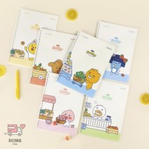카카오프렌즈_(10개_신학기_프루티_1세트)_스프링노트 A28F, 리틀무지