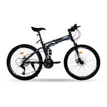[에이치원] 26인치 입문용 MTB 자전거 27단 변속 입문용 자전거, 시마노 접이식 MTB(알루미늄)
