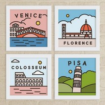 아트박스/꾸밈 cu556-월드라인아트_액자세트